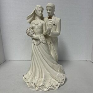 Beautiful MIKASA BRIDE & GROOM FIGURINE FK 018/501  WEDDING DANCE 12" Tall